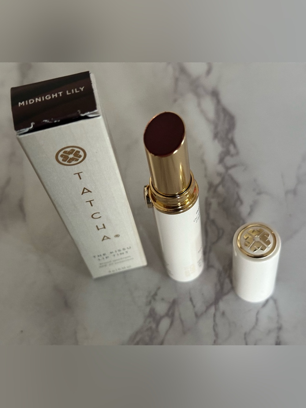 Tatcha Kissu Midnight Lily Lipstick — Deep Plum